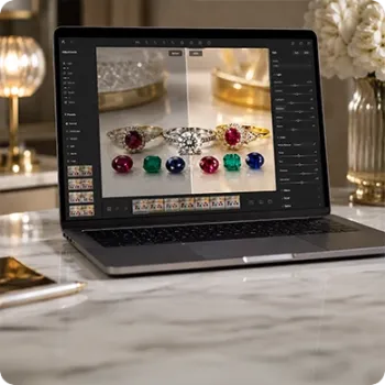 Diamond and Gemstone Shine Enhancement