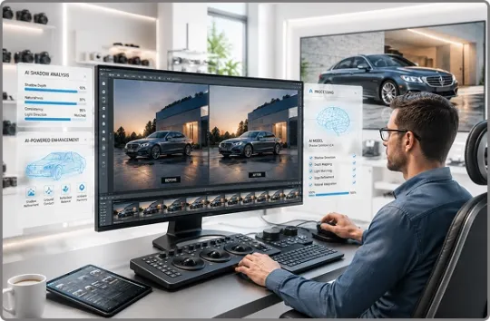 AI-Augmented Natural Shadow Editing Services