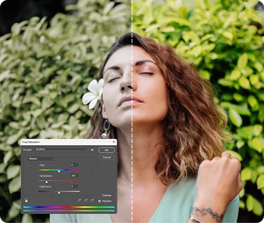 Correct the Saturation
