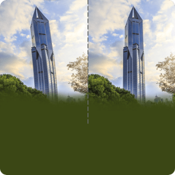 Perspective Correction and Vertical Line Adjustment