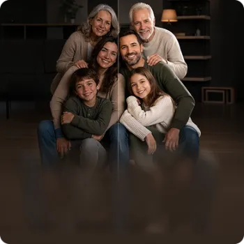 Family Photo Airbrushing