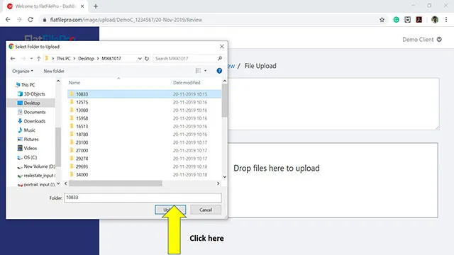 FlatfilePro File Review Upload