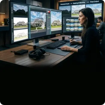 Multiple Exposure Blending for Exteriors