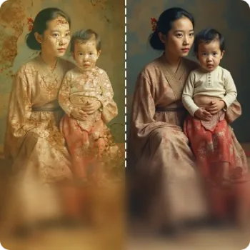 Sepia Photo Restoration Services